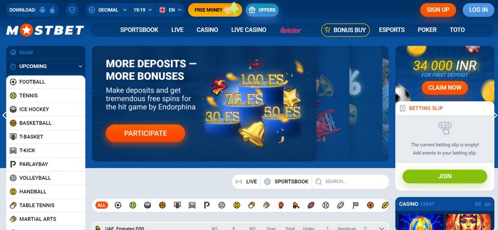 Casino en línea Mostbet [2025]